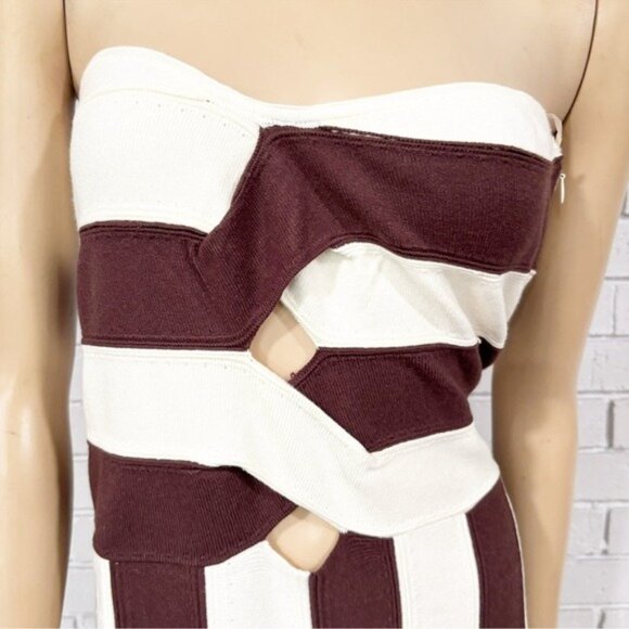 Celandine Strapless Cutout Knit Midi Dress‎ - Picture 7 of 9